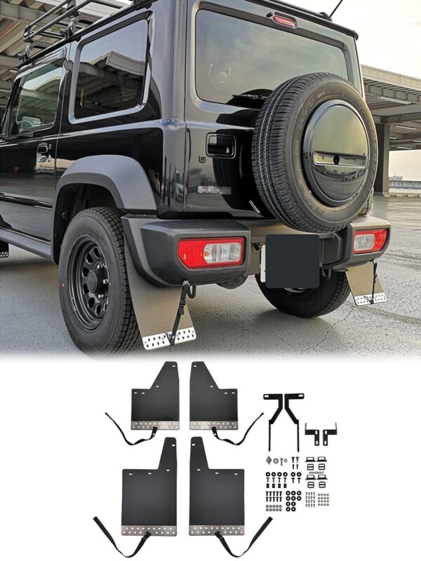 Mud Flaps Black-رفارف اسود - Image 2